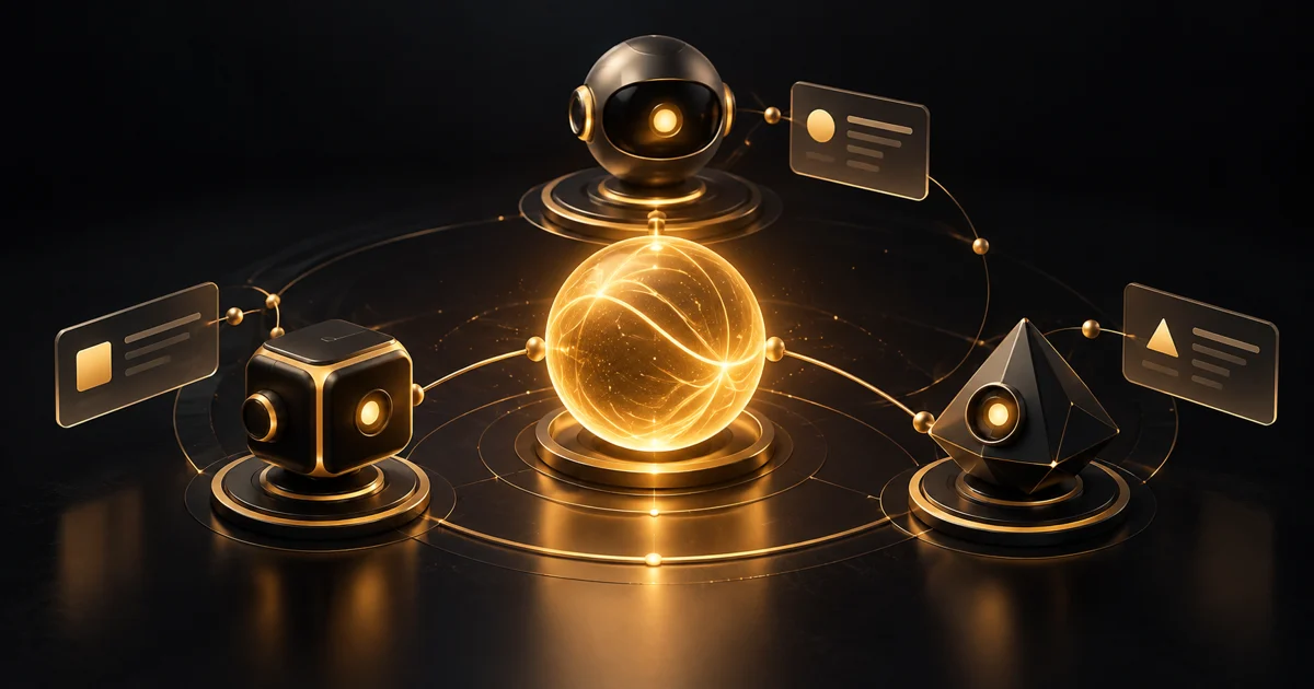 AI agents and connected task cards